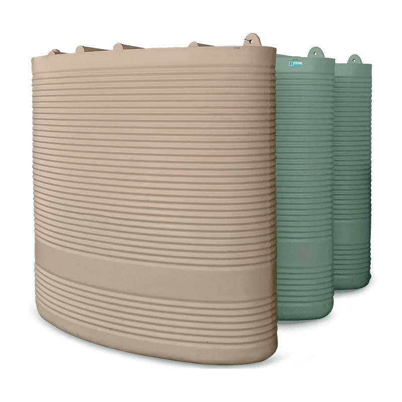 2100L Slimline - Merino Beige & Mist Green